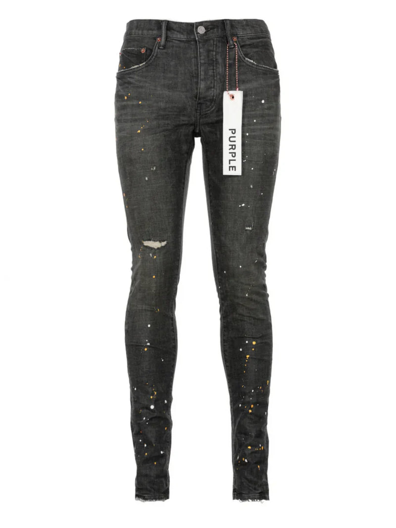 PURPLE BRAND P001 DIRTY TINTED BLACK VINTAGE JEANS