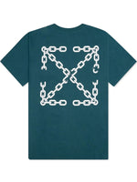 Off-White Chain Arrow Slim Tee (Duck Green)