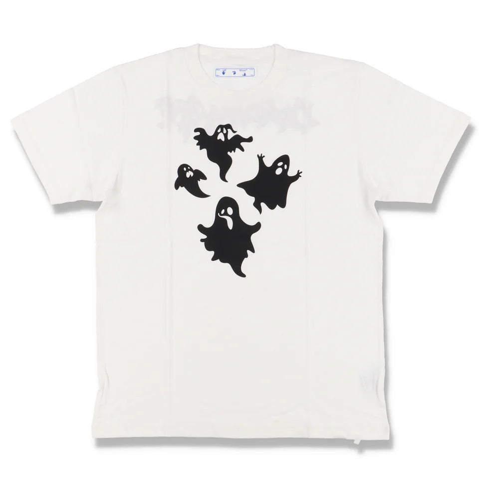 OFF-WHITE WHITE GHOST LOGO T-SHIRT