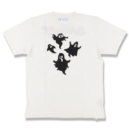 OFF-WHITE WHITE GHOST LOGO T-SHIRT