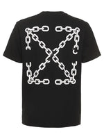 OFF-WHITE CHAIN ARROW TEE BLACK