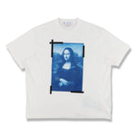 Off-White White Mona Lisa Logo Oversized T-Shirt