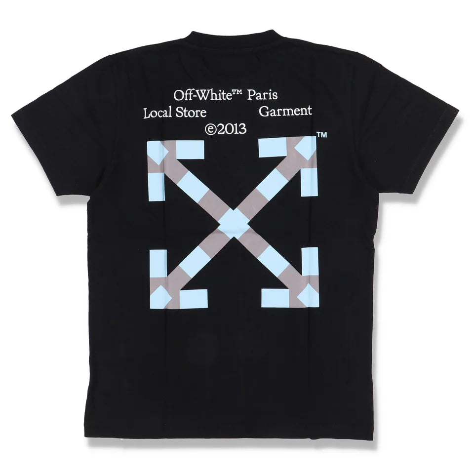 OFF-WHITE BLACK PARIS EXCLUSIVE ARROWS T-SHIRT
