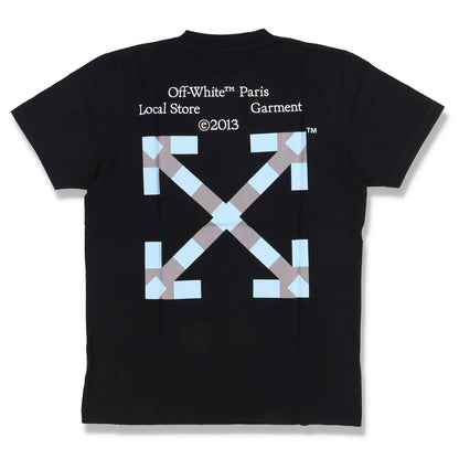 OFF-WHITE BLACK PARIS EXCLUSIVE ARROWS T-SHIRT