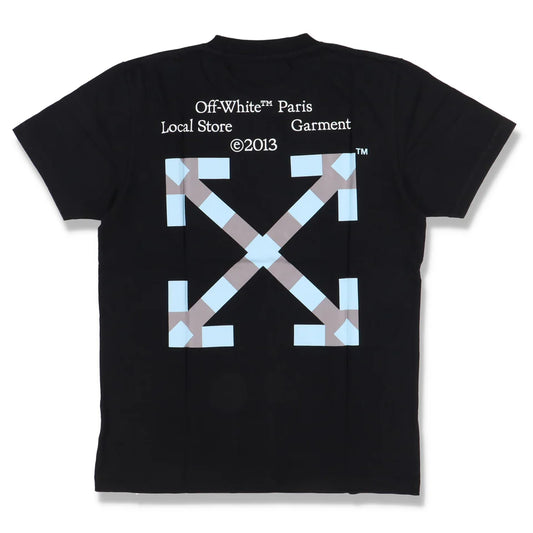 OFF-WHITE BLACK PARIS EXCLUSIVE ARROWS T-SHIRT