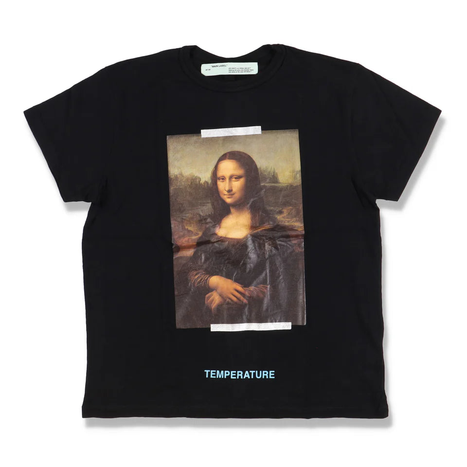 OFF-WHITE BLACK MONA LISA ARROWS OVERSIZED T-SHIRT