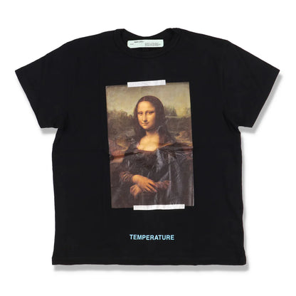 OFF-WHITE BLACK MONA LISA ARROWS OVERSIZED T-SHIRT