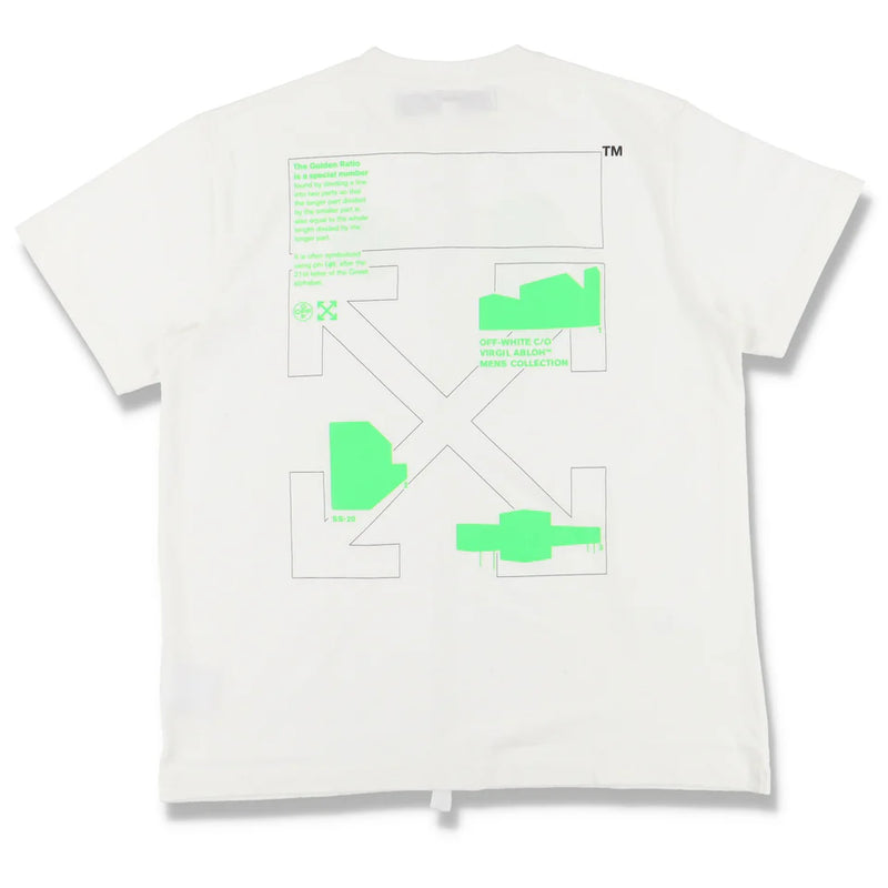 Off-White White Arch Shapes Golden Ratio Oversized T-Shirt