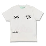 OFF-WHITE WHITE DONDI GRAFFITI LOGO T-SHIRT 5