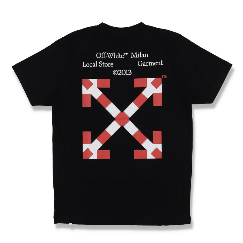 OFF-WHITE BLACK MILAN EXCLUSIVE ARROWS T-SHIRT