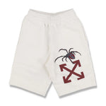 Off-White White Arachno Spider Arrows Logo Sweatshorts