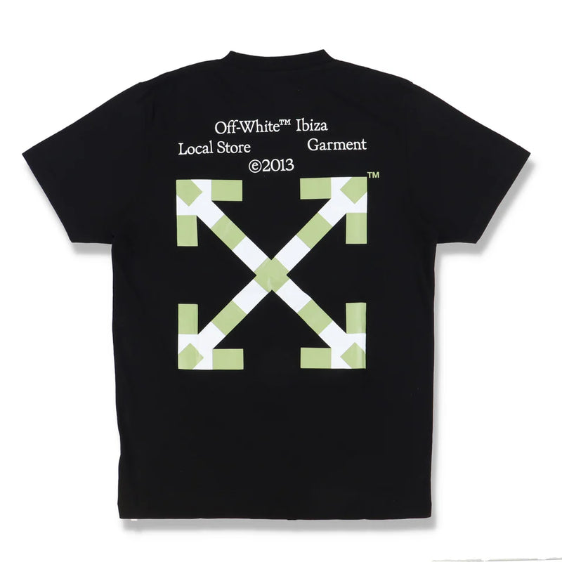 OFF-WHITE BLACK IBIZA EXCLUSIVE ARROWS T-SHIRT