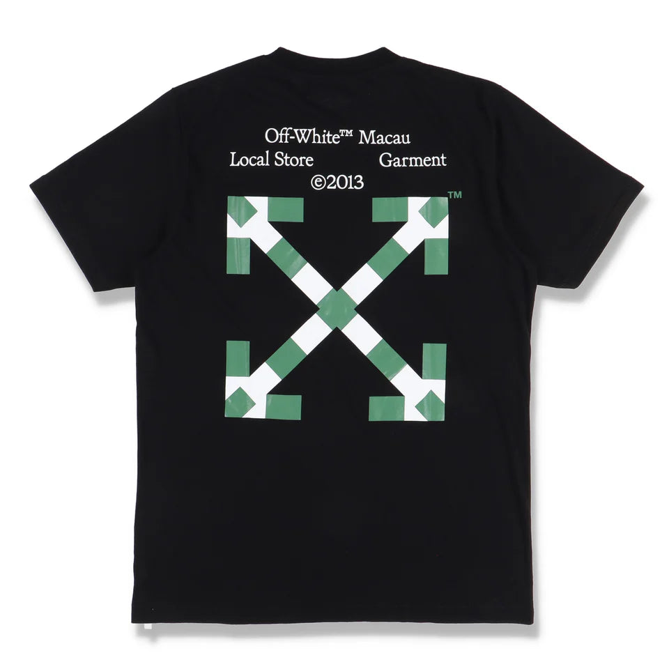 OFF-WHITE BLACK MACAU EXCLUSIVE ARROWS T-SHIRT