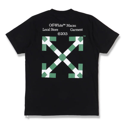 OFF-WHITE BLACK MACAU EXCLUSIVE ARROWS T-SHIRT
