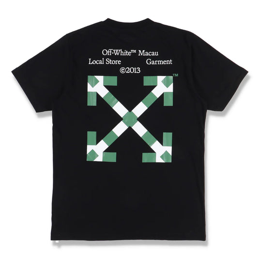 OFF-WHITE BLACK MACAU EXCLUSIVE ARROWS T-SHIRT