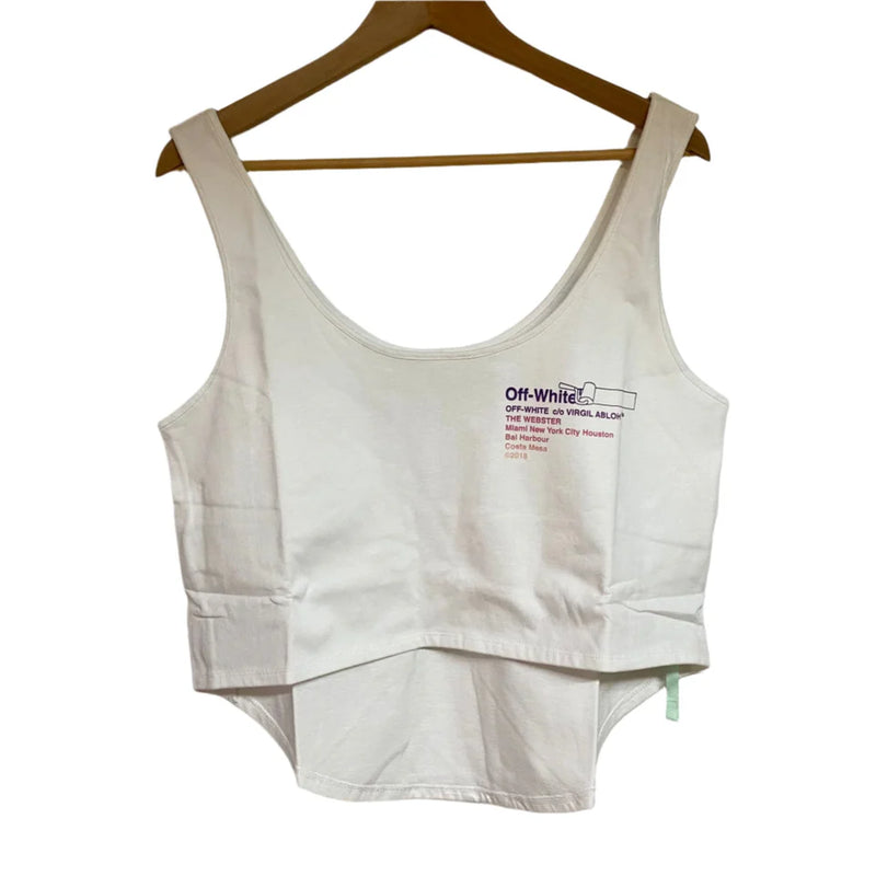 OFF-WHITE X THE WEBSTER WHITE GRADIENT ARROWS TANK TOP