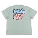 Off-White Jade Green Graff Logo Oversized T-Shirt