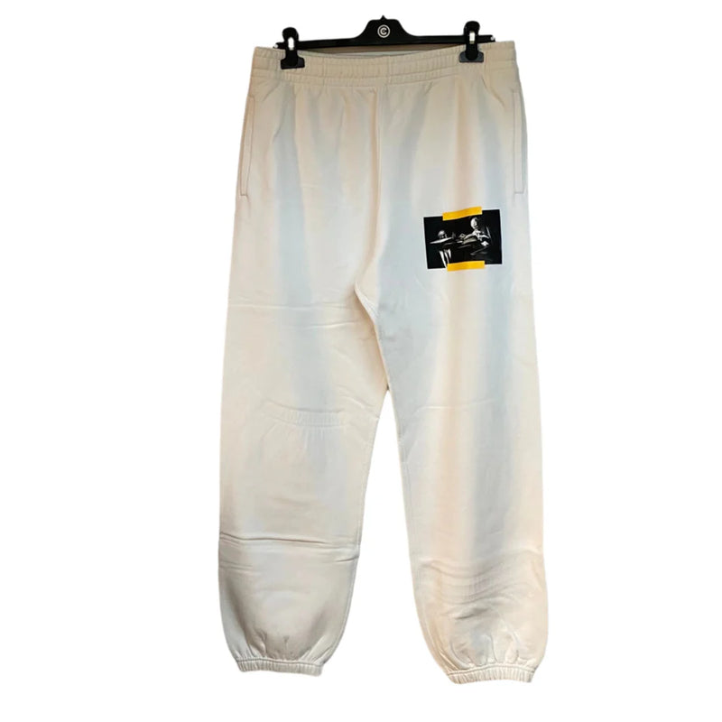 Off-White White Caravaggio Diagonals Sweatpants