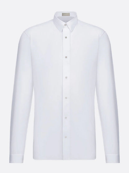 DIOR CD ENGRAVED SNAPS SHIRT WHITE