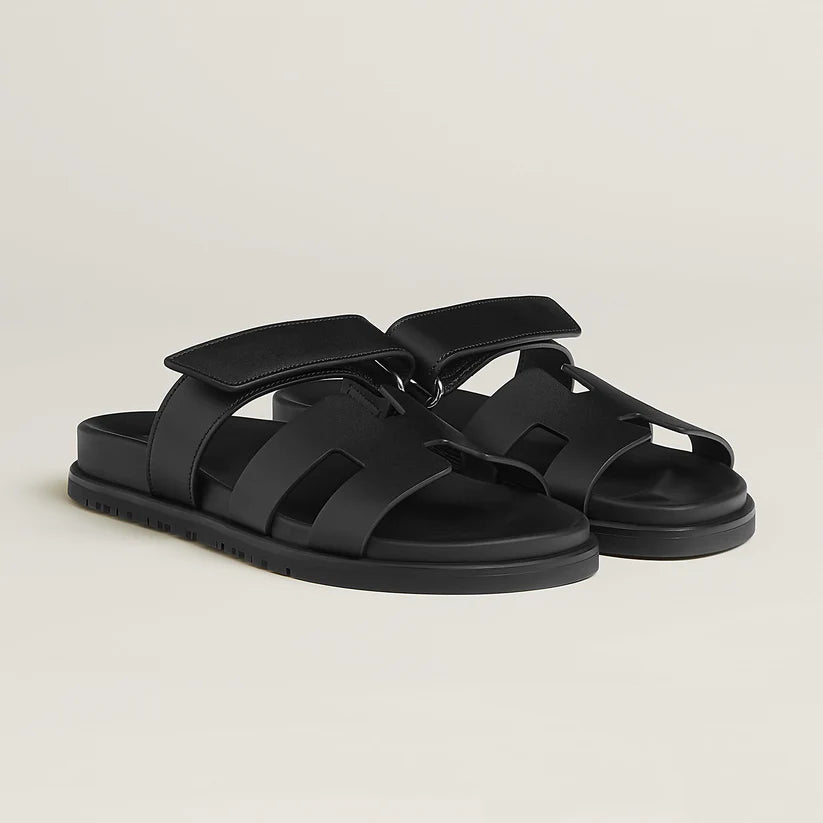 Hermes Chypre Sandal (Black)