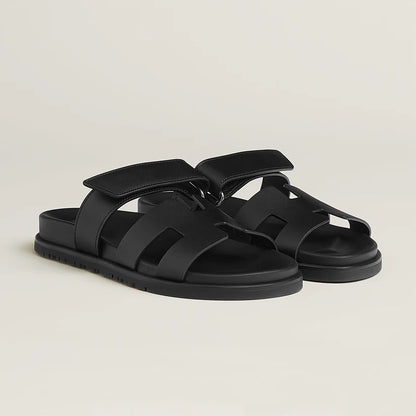 Hermes Chypre Sandal (Black)