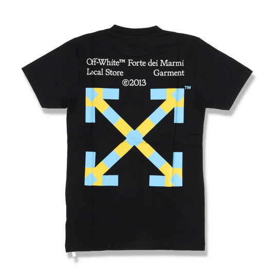 OFF-WHITE BLACK FORTE DEI MARMI EXCLUSIVE ARROWS T-SHIRT