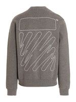 Off-White Wave Outline Diag Slim Sweatshirt (Grey)