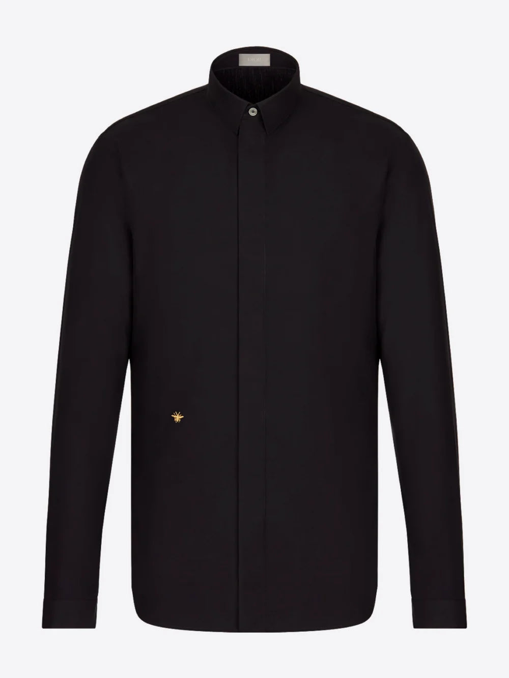 DIOR EMBROIDERED GOLD BEE SHIRT BLACK