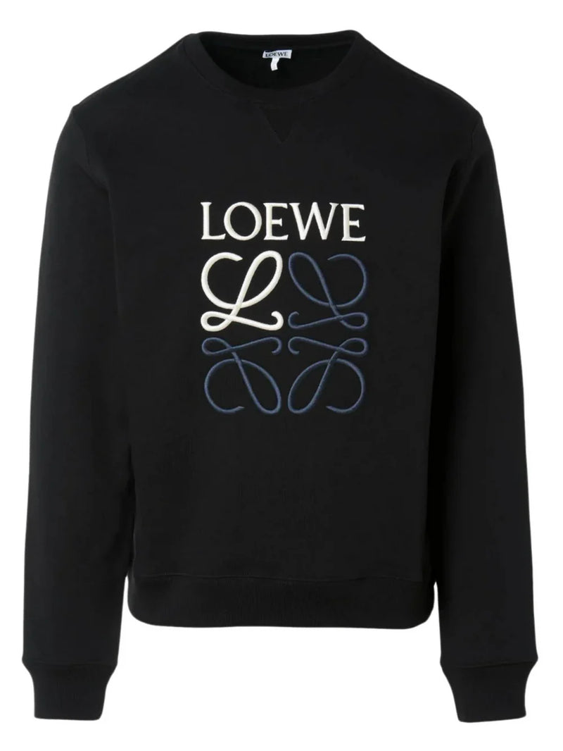 LOEWE ANAGRAM SWEATER BLACK