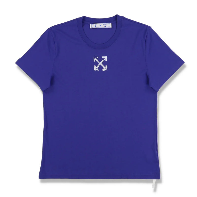 OFF-WHITE BLUE SPRAY ARROWS WOMAN T-SHIRT