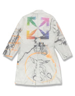 Off-White x Futura Graffiti Arrows Trench Coat