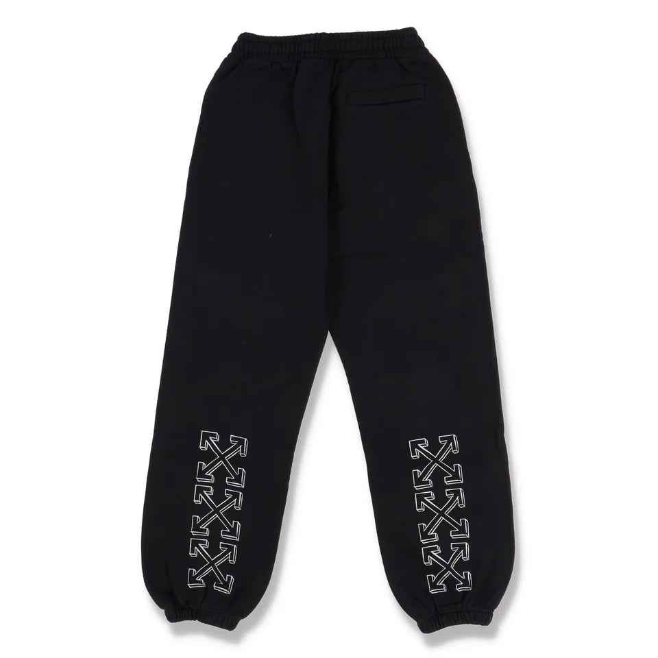 OFF-WHITE BLACK 3D MARKER ARROWS SWEATPANTS