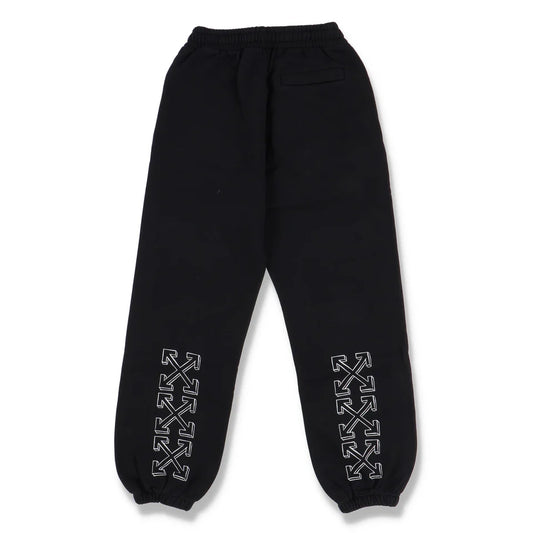 OFF-WHITE BLACK 3D MARKER ARROWS SWEATPANTS