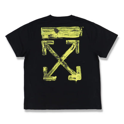 Off-White Black and Yellow Acrylic Arrows Oversized T-Shirt