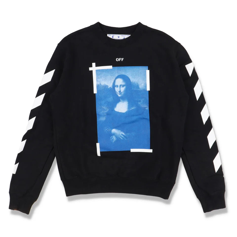 OFF-WHITE BLACK MONA LISA ARROWS SWEATSHIRT