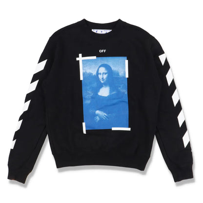 OFF-WHITE BLACK MONA LISA ARROWS SWEATSHIRT