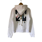 OFF-WHITE WHITE PASCAL SKELETON ARROWS HOODIE