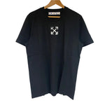 OFF-WHITE BLACK SPRAY ARROWS WOMAN T-SHIRT