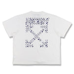 OFF-WHITE WHITE AIRPORT TAPE ARROWS OVERSIZED T-SHIRT