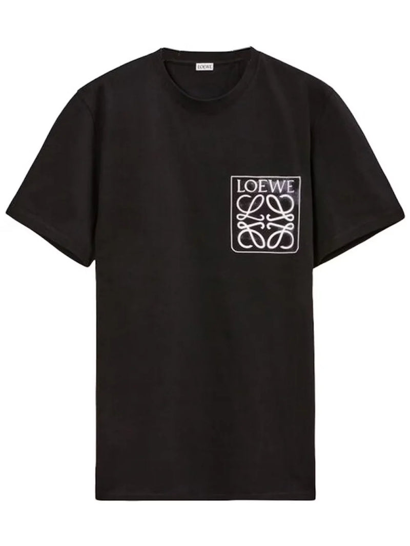 LOEWE ANAGRAM POCKET TEE BLACK