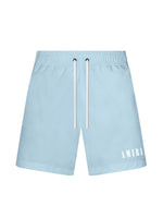 AMIRI CORE LOGO SWIM SHORTS DUSTY BLUE