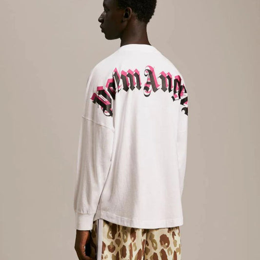 PALM ANGELS DOUBLED LOGO T-SHIRT