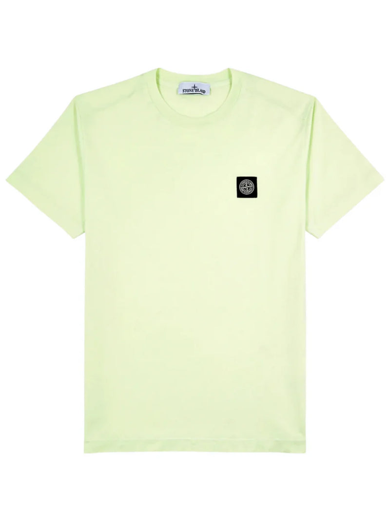 Stone Island Patch Logo Tee (Lime Green)