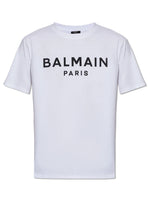 BALMAIN PARIS LOGO TEE WHITE