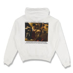 OFF-WHITE WHITE CARAVAGGIO CROWNING OVERSIZED HOODIE