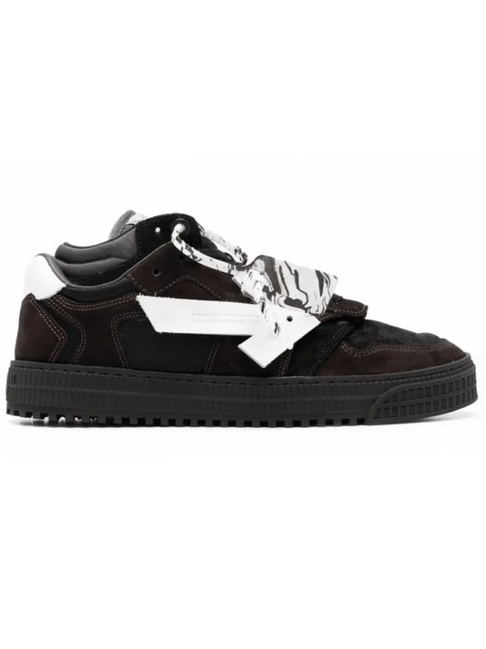 Off-White Floating Arrow Suede Sneakers (Black White - Womens)
