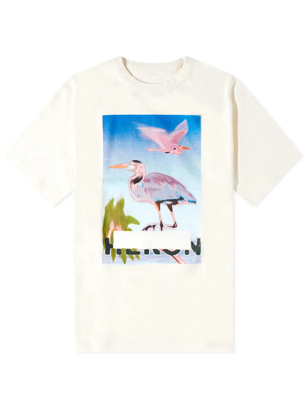 HERON PRESTON CENSORED HERON TEE PINK PURPLE