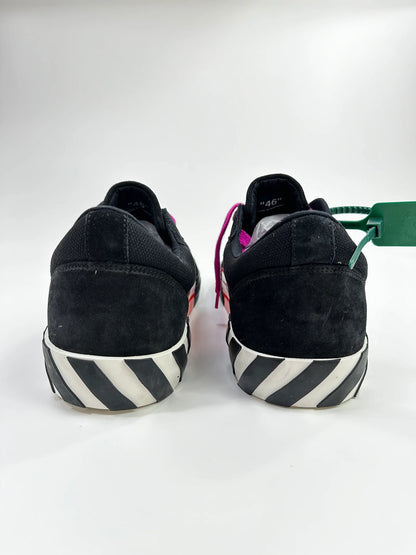OFF WHITE VULCANIZED SNEAKERS BLACK/GREEN