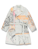 Off-White x Futura Graffiti Arrows Trench Coat