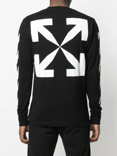 OFF-WHITE BLACK MONA LISA ARROWS LONG SLEEVE T-SHIRT